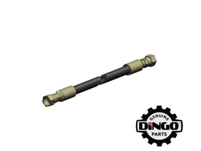 HYD HOSE ASSY 1/4" 1000MM - CROWD SHORT - 950 & K93